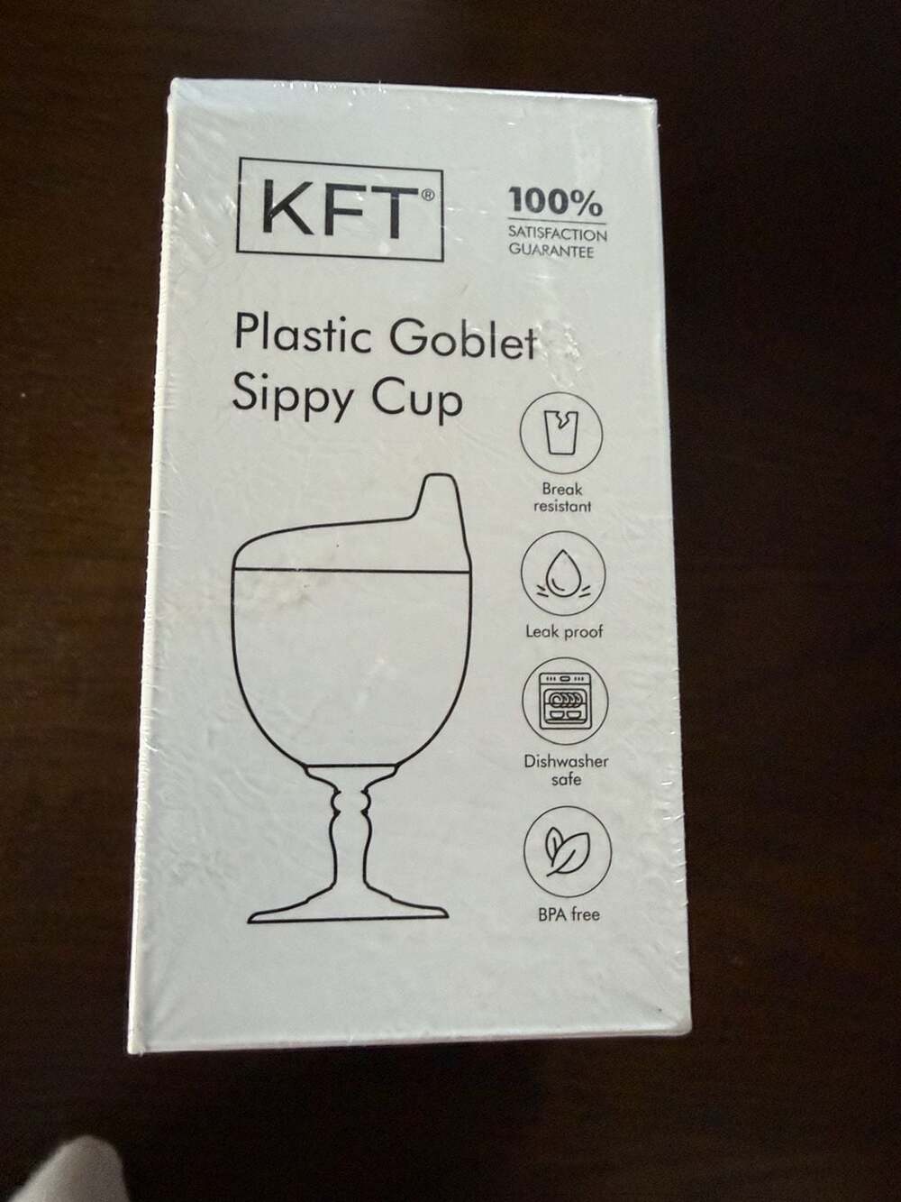 KFT Plastic Goblet Sippy Cup 5oz 9M+ New